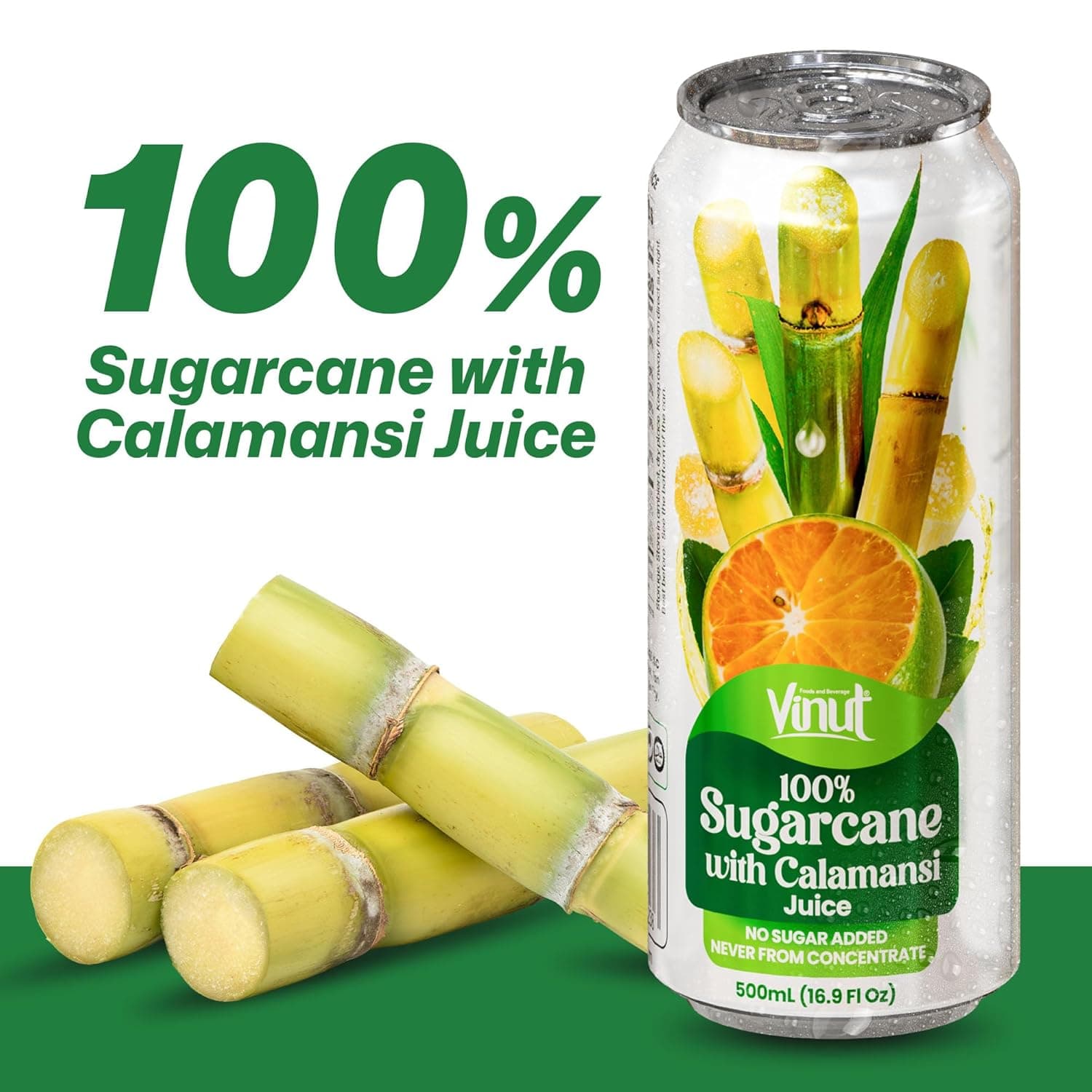 16.9 fl oz VINUT 100% Sugarcane juice drink - Not from Concentrate thumbnail 3