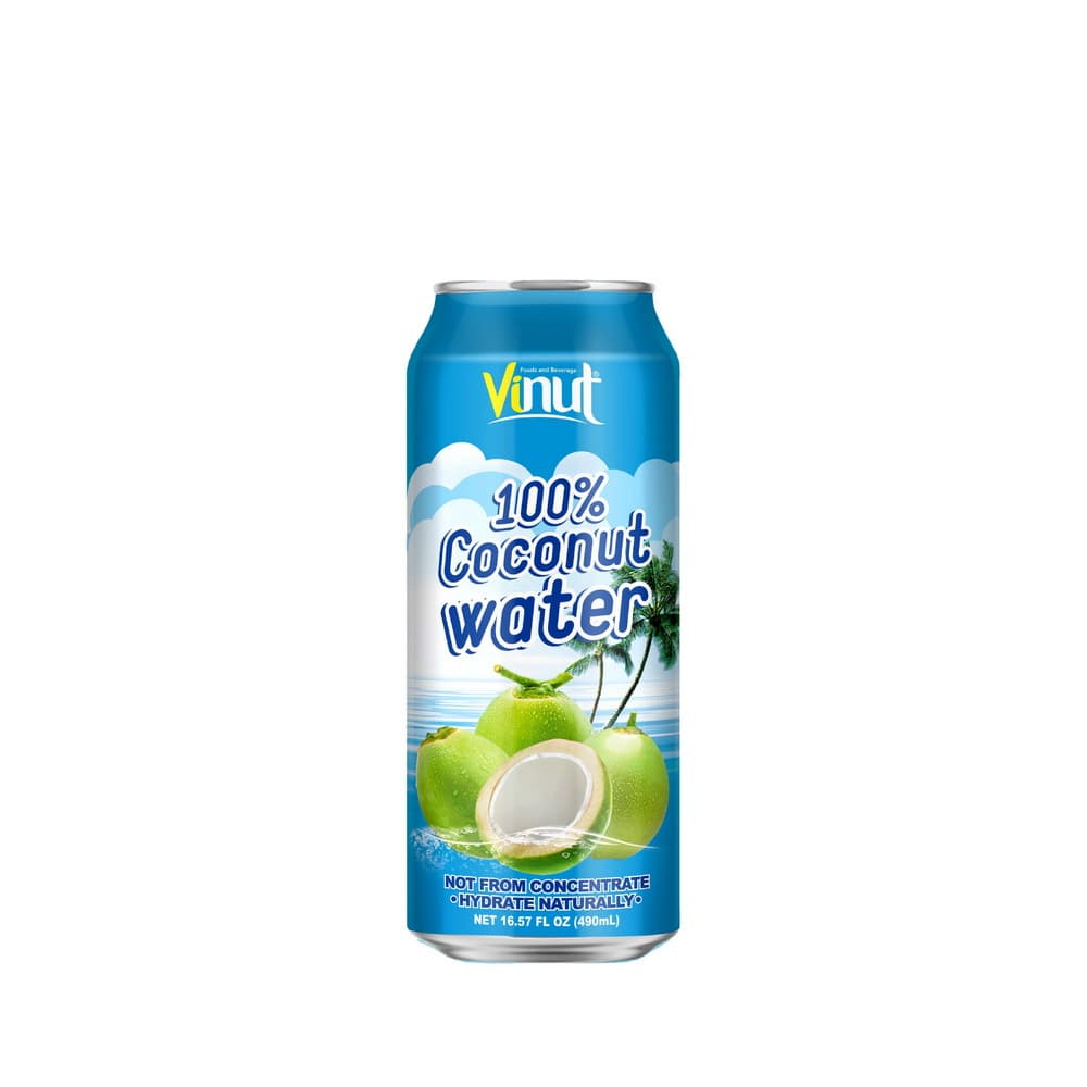 VINUT 100% ココナッツウォーター 490ml (16.57 fl oz) 缶