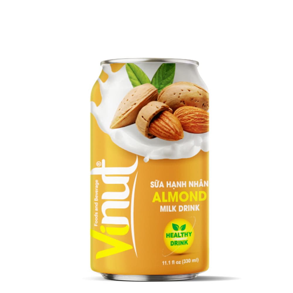 VINUT アーモンドミルクドリンク ヘルシードリンク 缶 330mL (11.1 fl oz)
