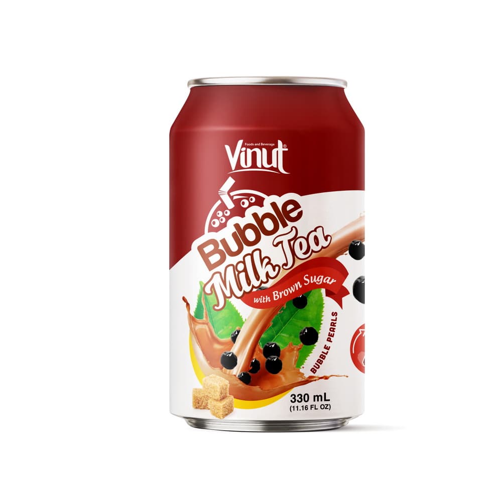 VINUT バブルミルクティー 黒糖 330mL 缶