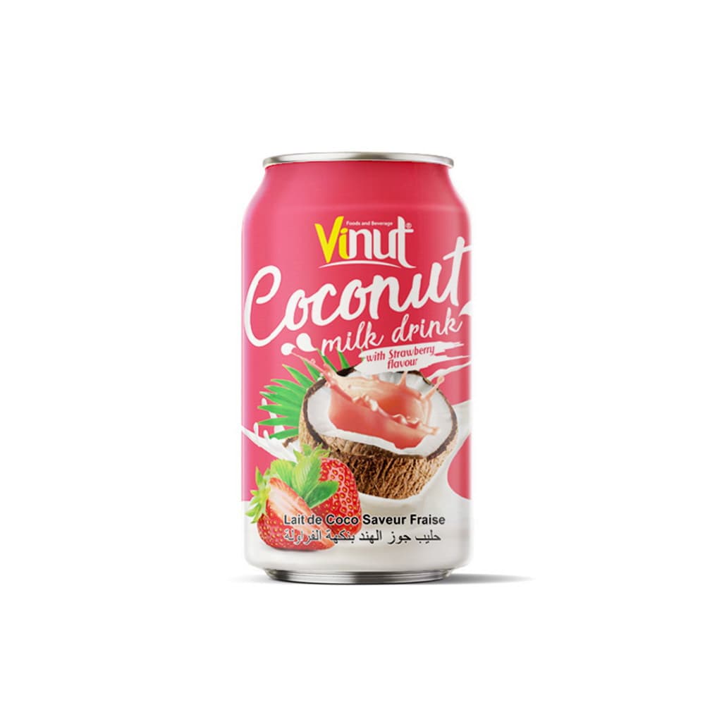 VINUT ココナッツミルクドリンク ストロベリーフレーバー 330ml缶