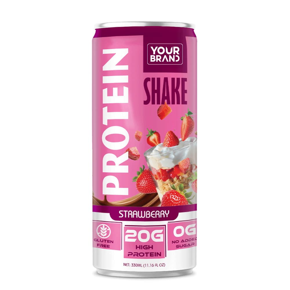 VINUT ストロベリー プロテインシェイク 高タンパク質20g 砂糖無添加 330mL