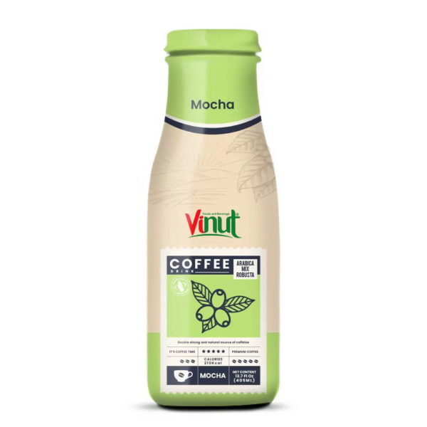 Vinut_13.7 FL OZ モカコーヒードリンク（アラビカ＆ロブスタブレンド）