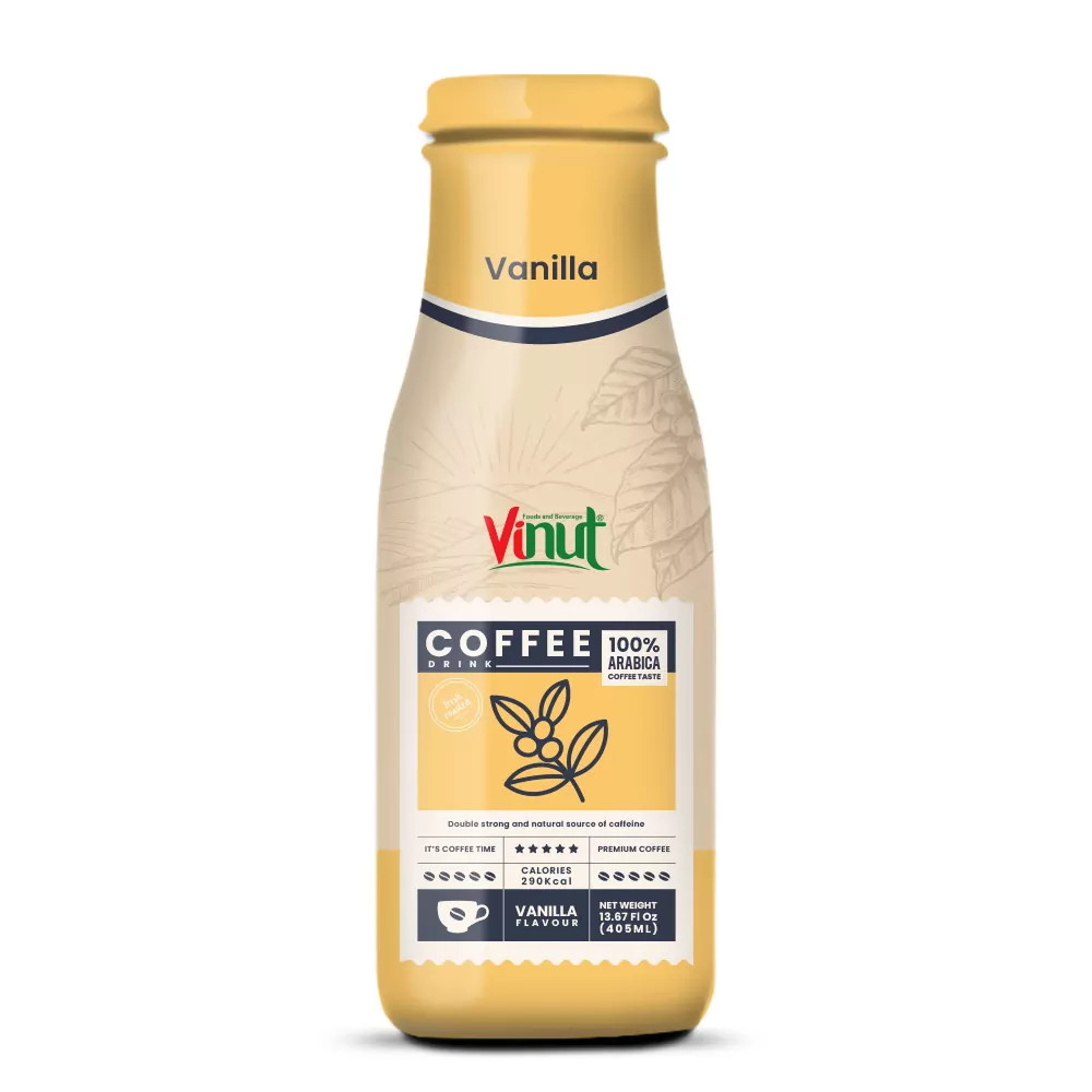 Vinut_13.7 FL OZ バニラコーヒードリンク（100%アラビカ）